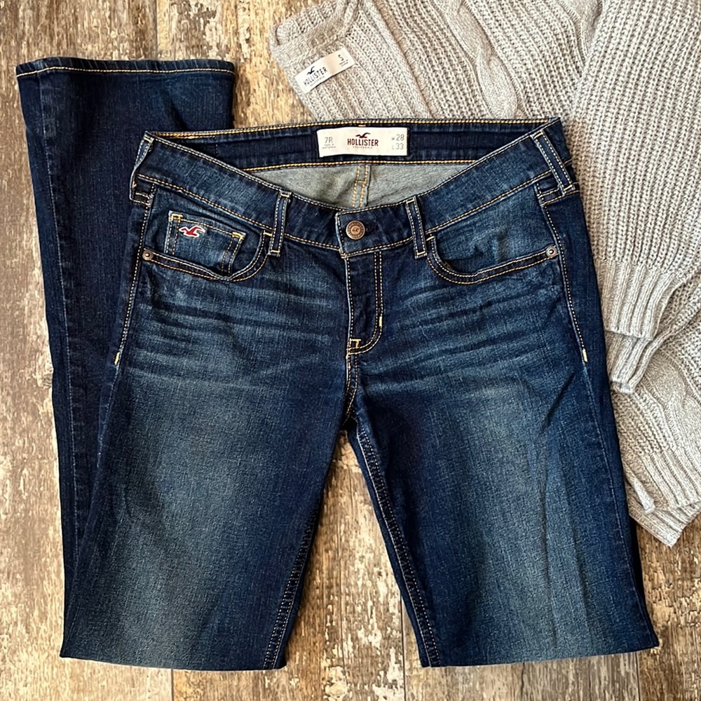 Hollister jeans and cardigan set
